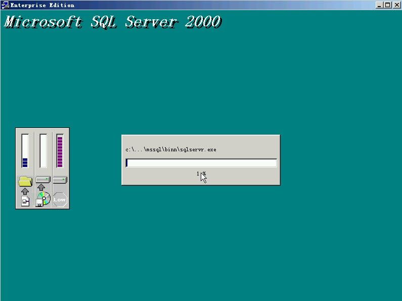 邮件服务器数据库安装SQLServer 2000